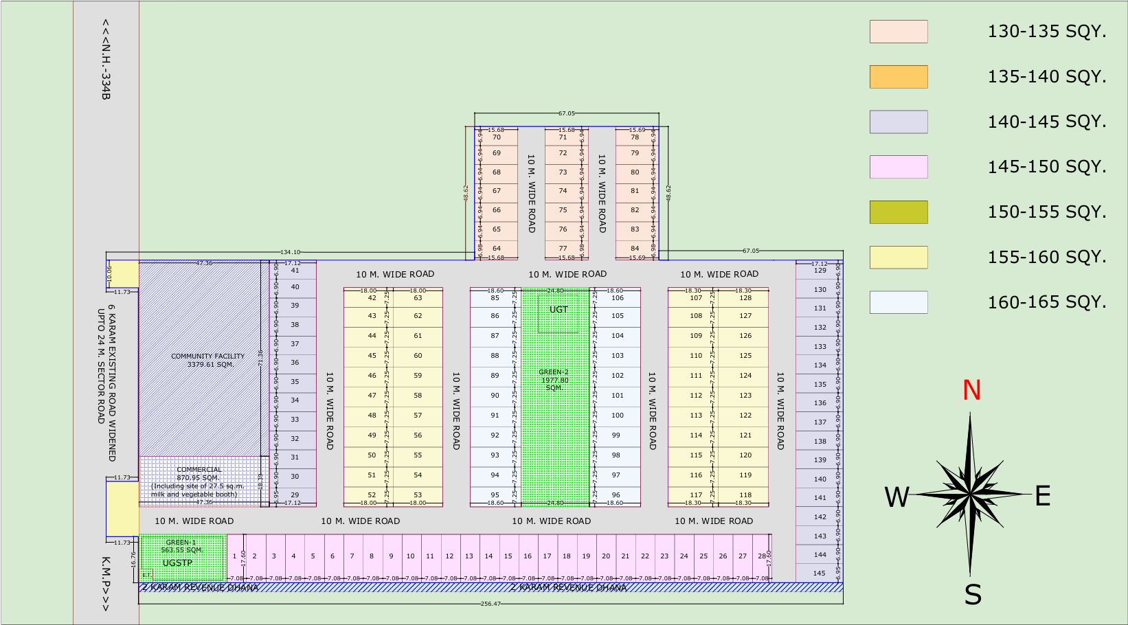 Site Layout of Alan City